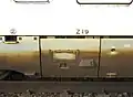 Z編成のみに取付けられたIDタグ