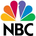 オリジナルのワードマークが付いた色付きの孔雀が象徴する NBC のロゴ。（1986–2011）