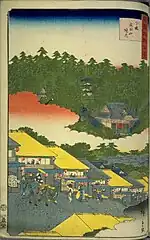 2.下総成田山境内（安政6年4月）