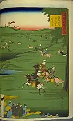 34.奥州相馬妙見祭馬追の図（安政6年10月）