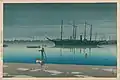 川瀬巴水『東京二十景 明石町乃雨後』(1929年)