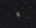 アマチュア望遠鏡で観測したNGC 7479
