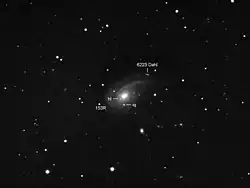 NGC 772と2つの超新星(SN 2003 hlとSN 2003 iq)とダール (小惑星)