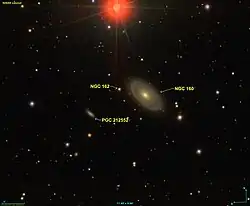 SDSS のデータから作成したNGC 162周辺の画像。