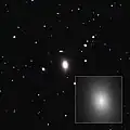 楕円銀河NGC1600は地球から2億光年ほど離れている。