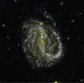 GALEXで撮影したNGCの紫外線画像Credit: GALEX/NASA.