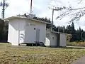 NHK久慈ラジオ中継放送所局舎（2013年11月）