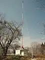 NHK宮古ラジオ放送局送信塔全景（2013年4月）