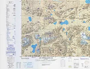 ラナク・ラを含む地図（1989年、アメリカ国防地図局(DMA)）