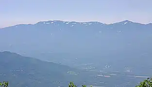 ニセコ西山系：昆布岳より望む右から目国内岳・幌別岳・雷電山