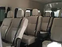 2012年12月販売型 マイクロバス GX 車内
