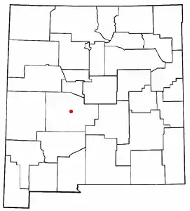 Location of Socorro, New Mexico