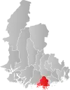 マンダールの位置図の位置図