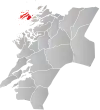 ヴィクナの位置の位置図