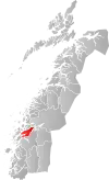 ライルフィヨールの位置の位置図