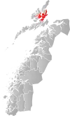ソルトランの位置の位置図