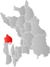 バールムの位置の位置図