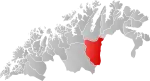 カラショークの位置の位置図