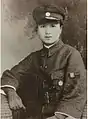中将の階級を付けた女性軍官(当時のプロマイド用衣装と思われる)