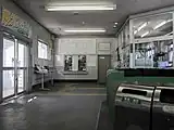 旧駅舎内（2012年4月）