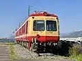 トレインギャラリーNAGANOに保存されていた2500系C10編成