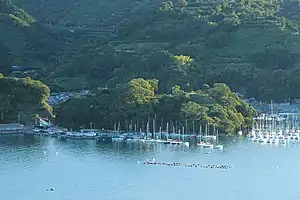 長浜城址の小山を北から