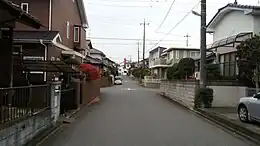 永国東町の住宅街