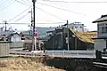 市街地に残っていた橋台（2004年2月）