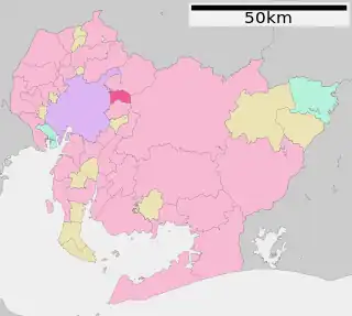 長久手市位置図