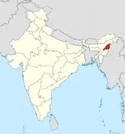 インド国内の位置