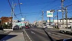 長根交差点(西長根町)