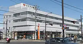 長野東郵便局と国道18号