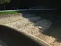 ダム上流側