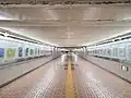 地下通路（市民ギャラリー、2024年1月）