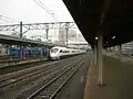 地上駅時代の構内（2008年1月）