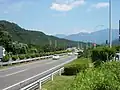 多久西PAから鳥栖方面を望む（佐賀県多久市）