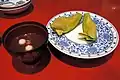 梅椀（お汁粉、果物）