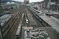 地上駅時代の構内配置と側線（2010年3月）