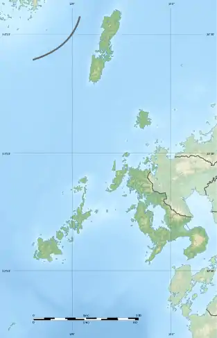 串島の位置（長崎県内）