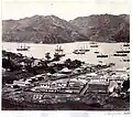 1865年：長崎港の写真