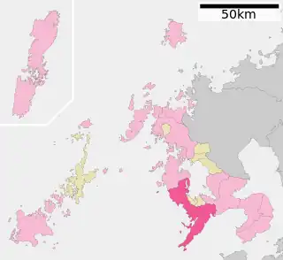 長崎市位置図