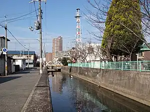 長瀬川 2008年12月28日撮影