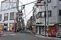 駅から見て近畿大学の反対側にある長瀬南商店街