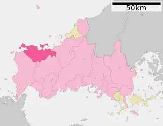 長門市位置図