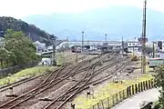 構内を眺める（2016年10月）