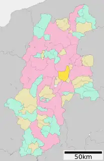 長和町位置図