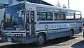 いすゞ・ジャーニーK名川町時代の車両（2002年12月撮影）※他にも車両あり