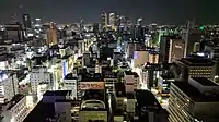名古屋都心部の夜景