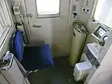 100形運転席（レトロでんしゃ館にて）