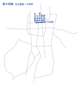 東片端線路線図